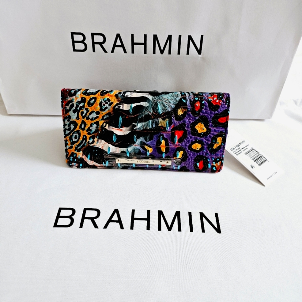 NWT Brahmin Stampede Melbourne Ady Wallet - Picture 14 of 15